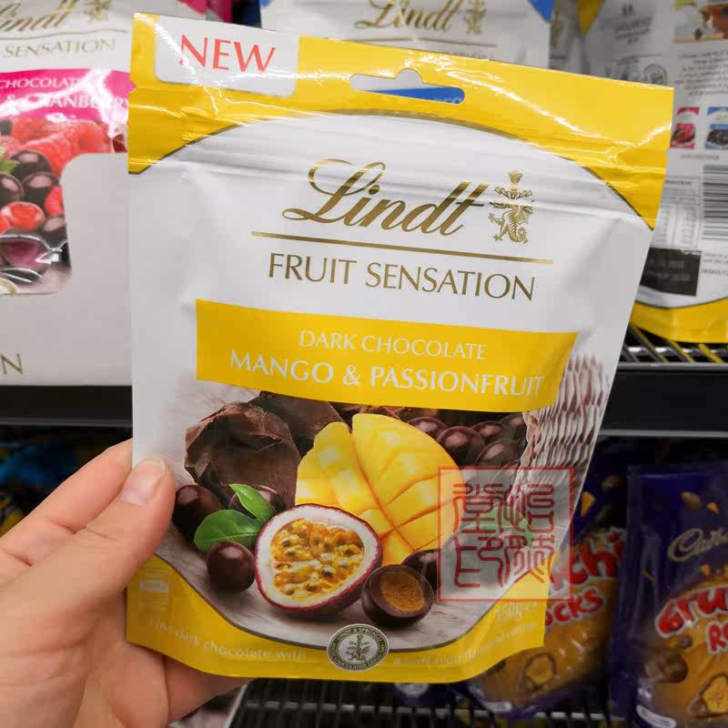 Australia LINDT Lindt chocolate MANGO PASSIONFRUIT DARK CHOCOLATE Black Qiaoin the Snacks/Nuts/Specialty , Chocolate , Dark chocolate  category - from Buy2taobao.com to provide professional Taobao agent buy service
