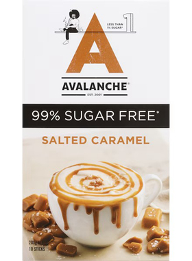 Avalanche 99% Sugar Free Hot Chocolate Salted Caramel 10Pack