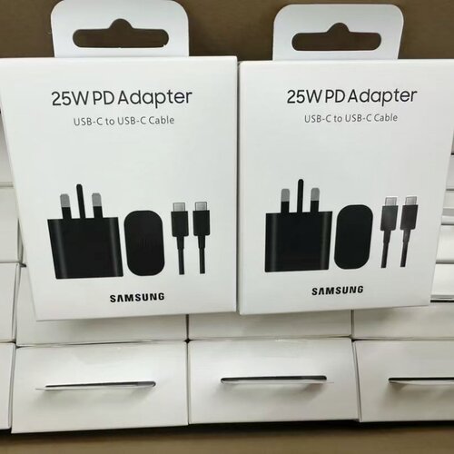原装港版三星25W/45w充电器s24 S23 S22 S21 S20Ultra Note10+/20超级快充电头香港澳门英规插头双type-c线