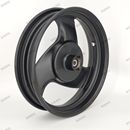 适用雅马哈100鬼火巧格花嫁林海福喜前铁轮酷奇后钢圈轮10寸轮毂