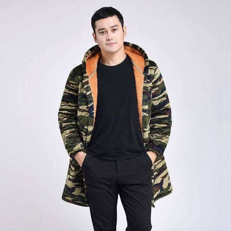 郗德鑫（Xidexin）冬季男士罩衣加绒夹棉保暖棉服休闲大褂加厚工属于什么档次？