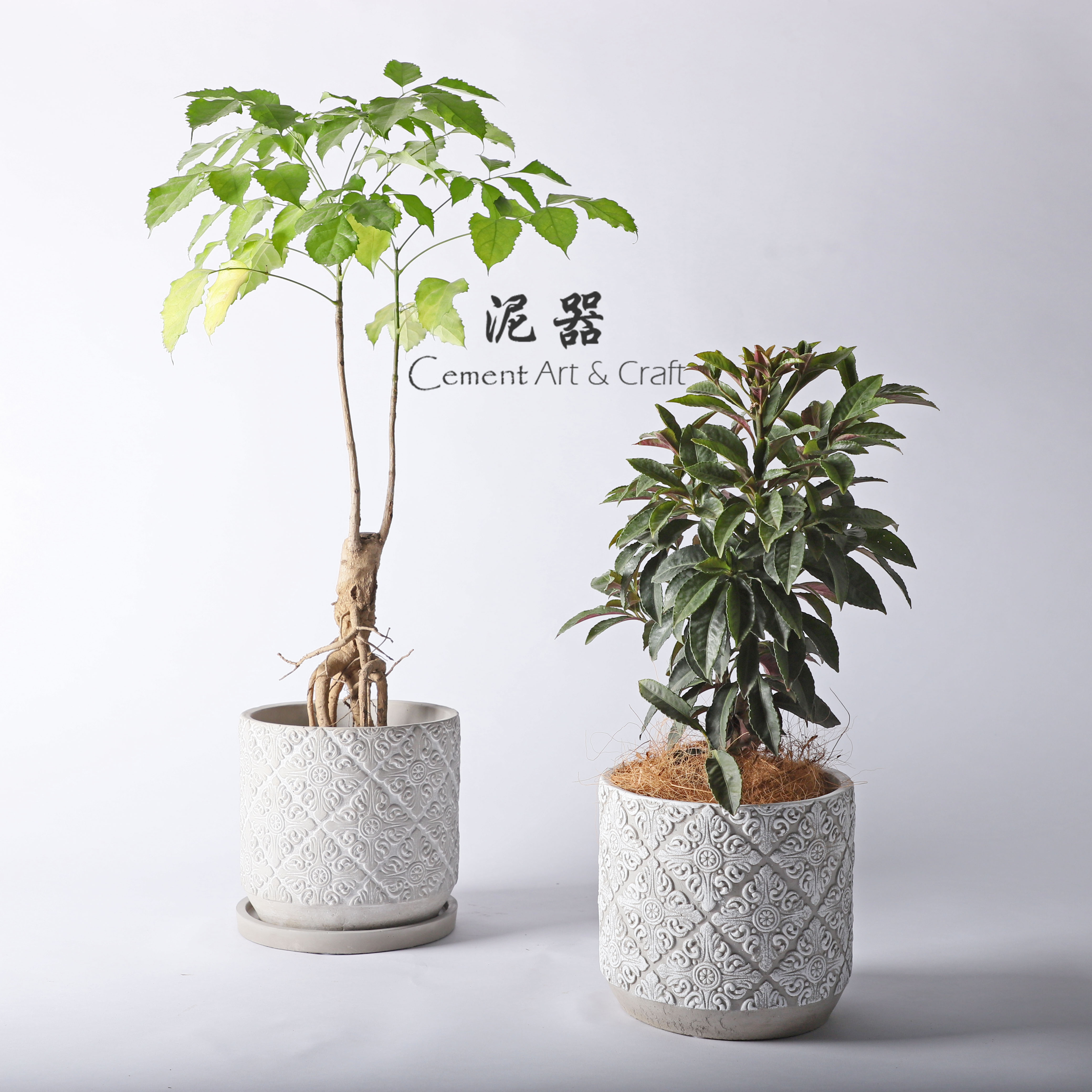 泥器水泥北欧透气花盆厂家直销