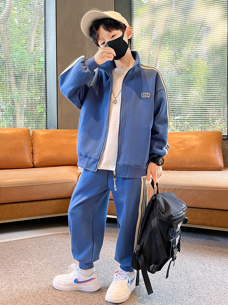 男童套装春秋2025新款网红运动服