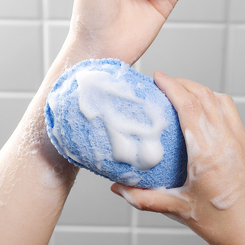 日本进口搓澡神器去角质抗菌海绵