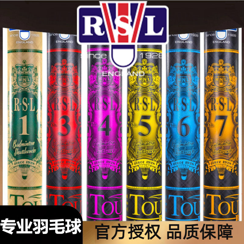 RSL亚狮龙5号羽毛球7号球6号稳定超耐打不易烂比赛训练专用羽毛球