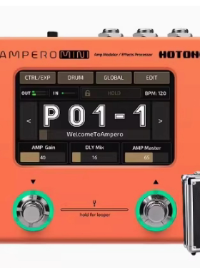 适用于幻音Ampero II Stomp效果器钢化膜防爆膜护眼膜屏幕保护膜软膜防刮高清膜