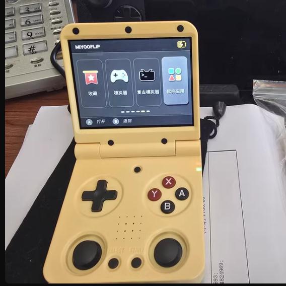 适用于Miyoo Flip2 V2 掌上游戏机钢化膜防爆膜护眼膜屏幕保护膜软膜防刮高清膜