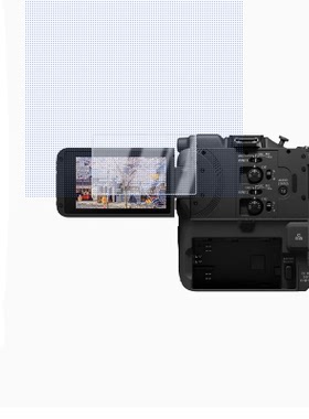 适用佳能电影摄影机Cinema EOS C80钢化膜佳能C400防爆膜护眼膜屏幕保护膜软膜防刮高清膜