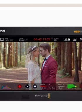 适用BMD Blackmagic Video Assist 7 12G HDR 7寸录机BMD pyxis6k监视器钢化膜屏幕贴膜保护膜软膜高清膜防