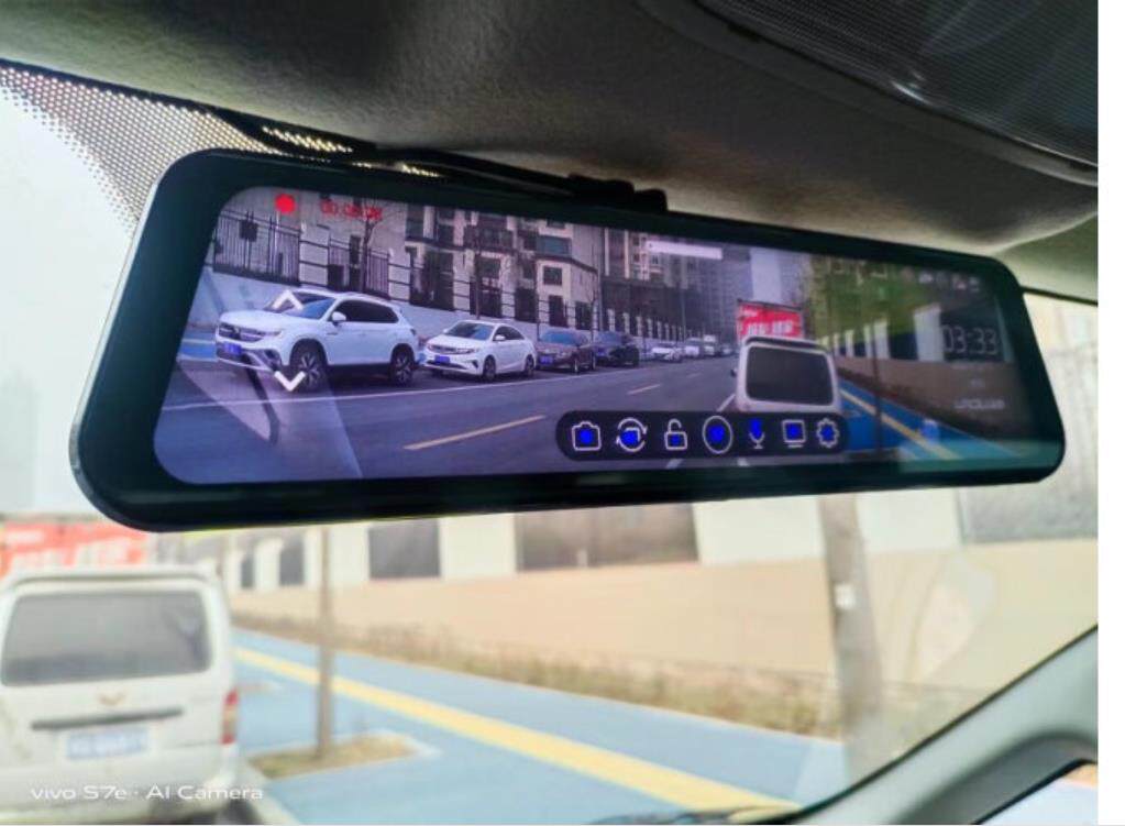 适用凌度行车记录仪HS996S屏幕贴膜保护膜高清膜屏幕膜软膜防指纹防刮磨沙膜