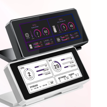 适用于GCXZ 3.39寸桌面副屏电脑机箱钢化膜防爆膜护眼膜屏幕保护膜软膜防刮高清膜