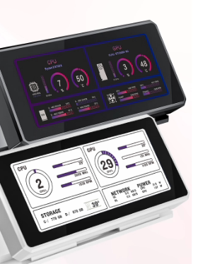 适用于GCXZ 3.39寸桌面副屏电脑机箱钢化膜防爆膜护眼膜屏幕保护膜软膜防刮高清膜