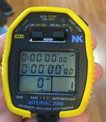 适用NK秒表Interval2000Split Rate计时器时钟钢化膜防爆膜护眼膜屏幕保护膜软膜防刮高清膜