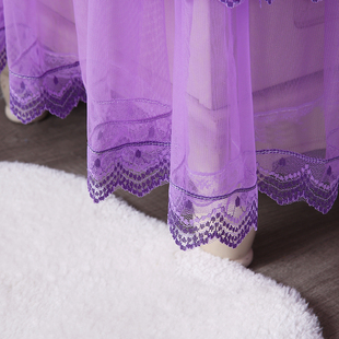 蕾丝床头柜罩套卧室韩版 公主防尘罩夹棉加厚粉色网红小台布保护罩