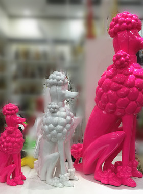 电视柜大型动物样板房落地摆件