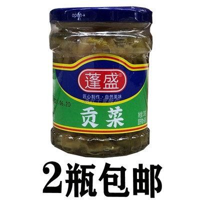 蓬盛贡菜佐粥腌制咸菜