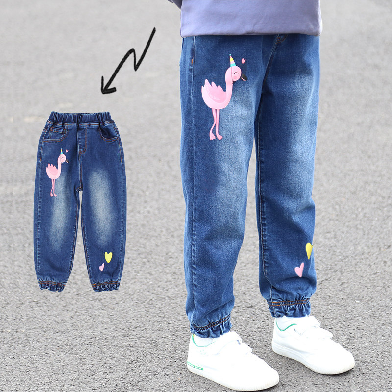 女童加绒裤子儿童牛仔裤春秋外穿洋气长裤加厚保暖秋冬弹力休闲裤,童装/婴儿装/亲子装,裤子,淘宝优惠券,粉丝福利购,淘宝优惠卷