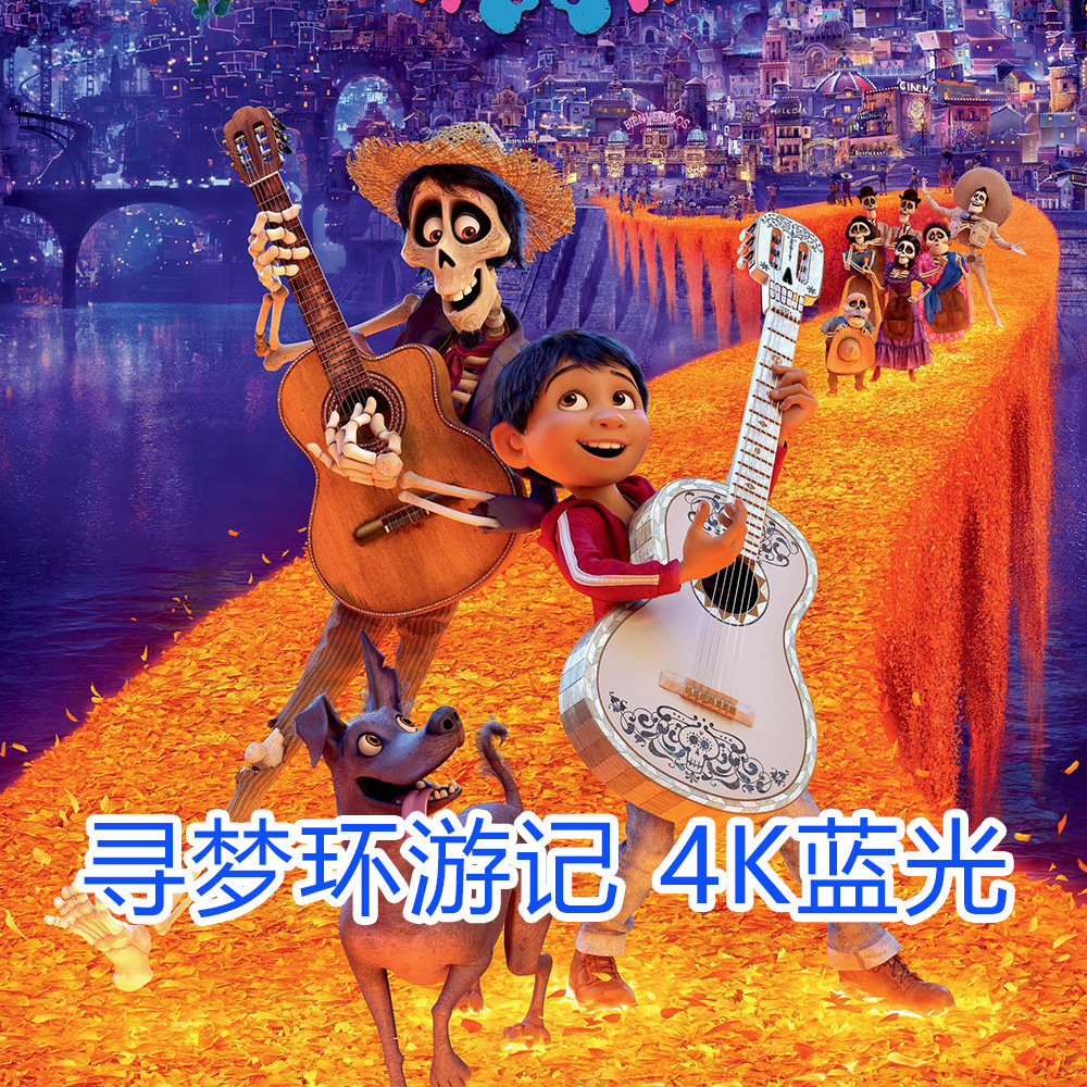 寻梦环游记电影 超高清4k蓝光片源动画 coco (2017)宣传画