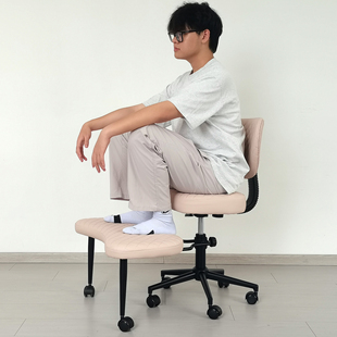 打坐椅跪椅网红盘腿坐电脑椅猴凳带靠背家用坐没坐相椅冥想凳子