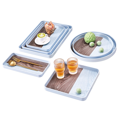 希尔托盘密胺茶盘放水杯