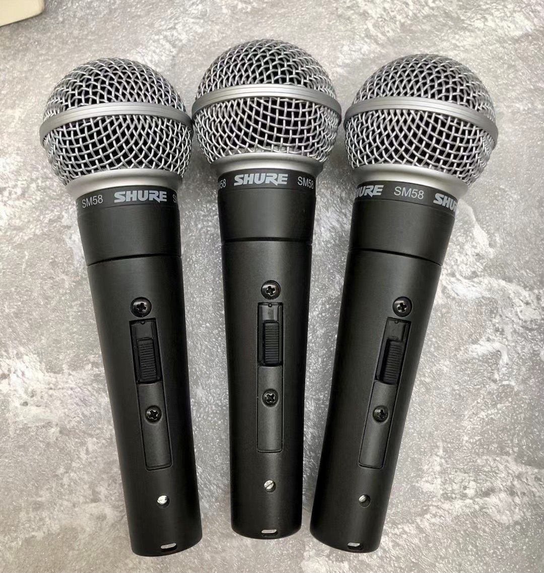 二手原装美国shure舒尔 sm58s舞台家用吉他弹唱动圈有线麦克风