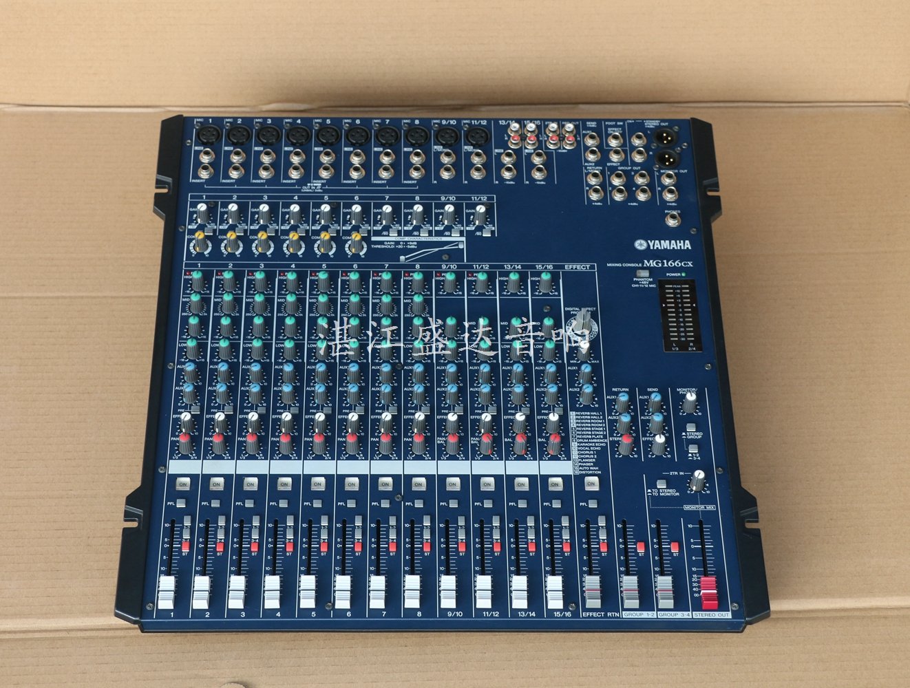 二手原装进口日本Yamaha雅马哈 MG166CX专业16路舞台演出调音台