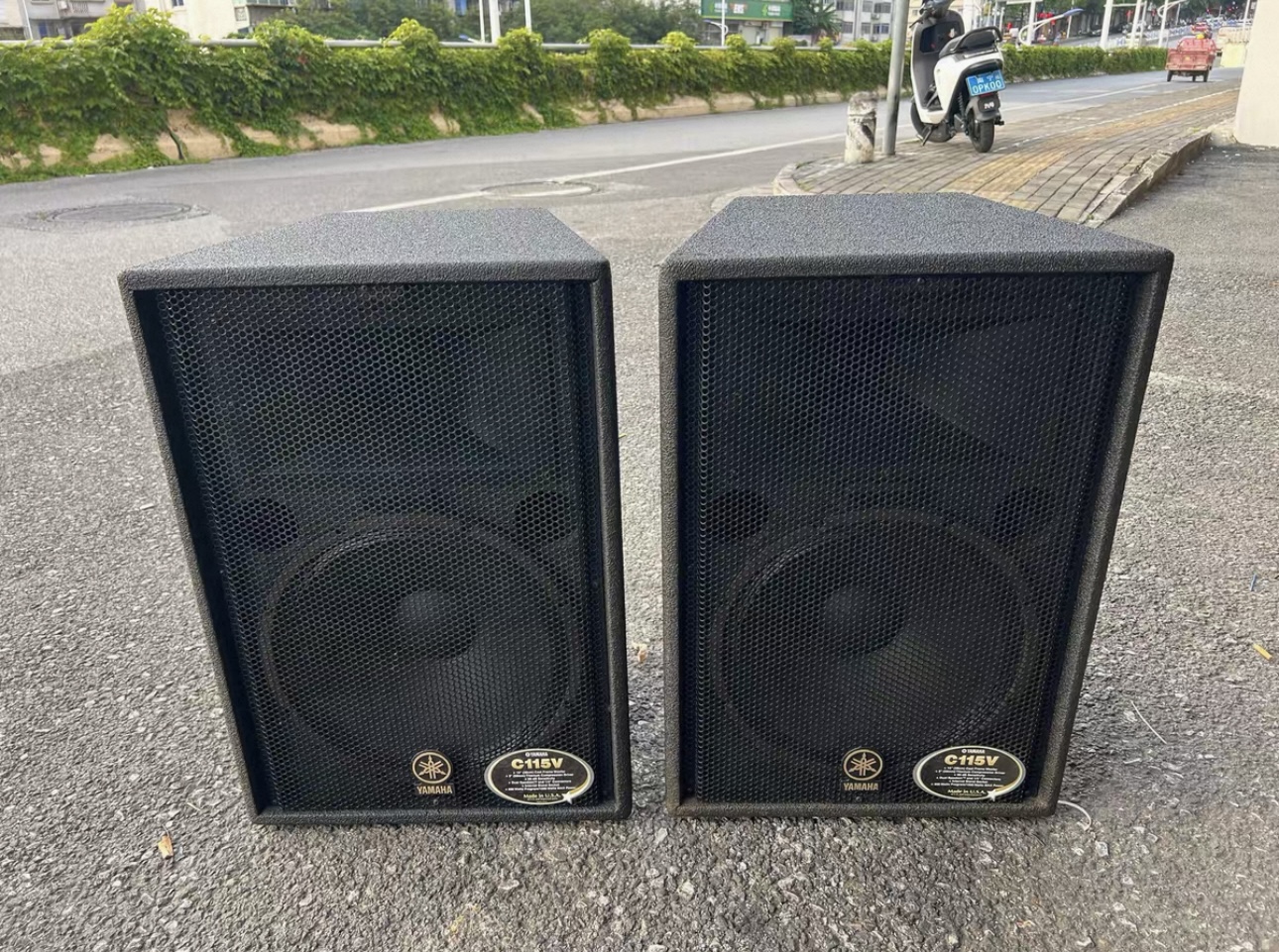 二手原装进口日本YAMAHA/雅马哈 C115VA单15寸舞台演出会议音箱