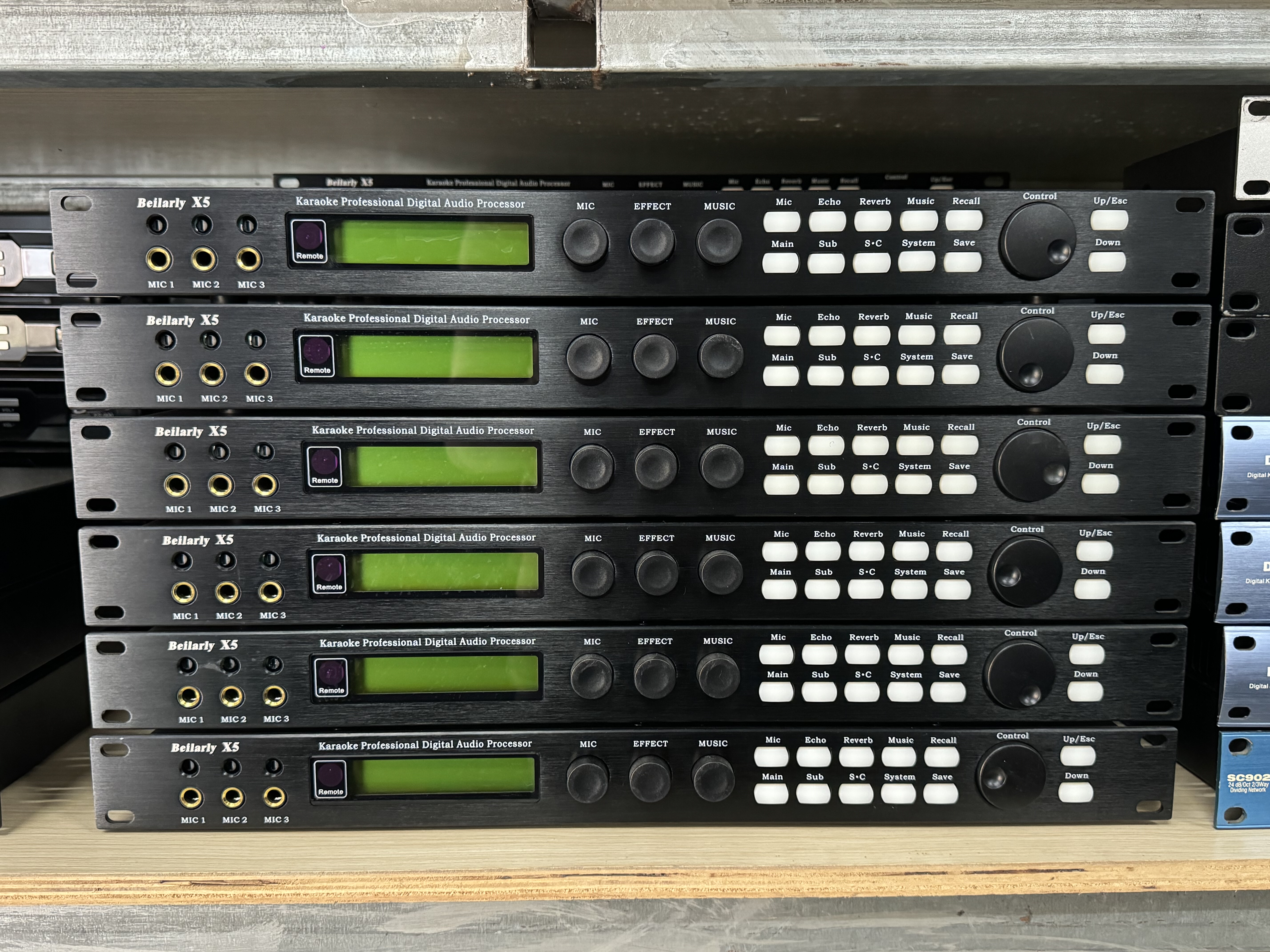 二手原装正品台湾Bellarly X5卡拉OK专业数字音频处理器效果器