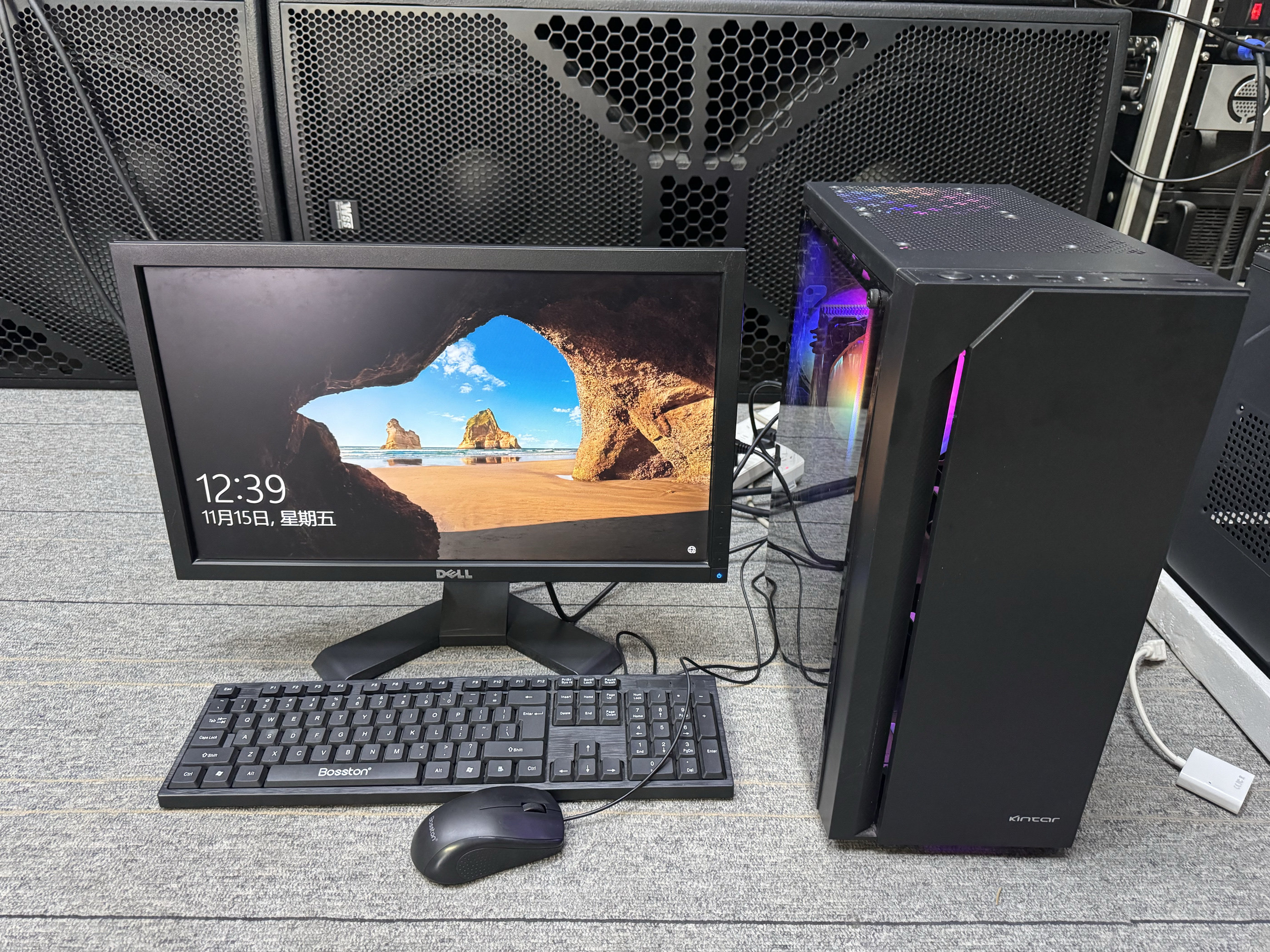 二手华硕i3-12100四核高配台式电脑Windows10系统500GB固态硬盘图片