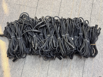 DMX512信号线三芯卡侬头公母帕灯光束灯手拉手连接线舞台灯信号线