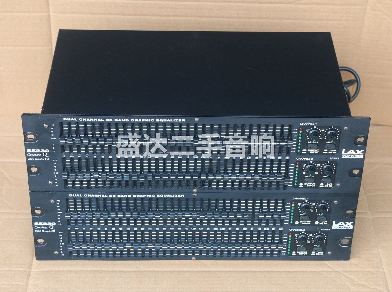 二手原装LAX锐丰 SE230专业舞台双31段图示均衡器