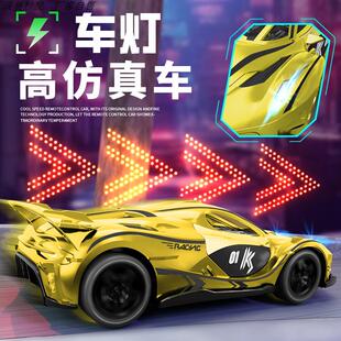 儿童遥控车玩具rc电动高速马达漂移赛车警车越野汽车5一7岁6男孩8