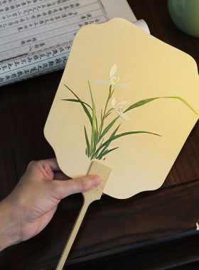 非遗麦秆画扇子DIY材料包