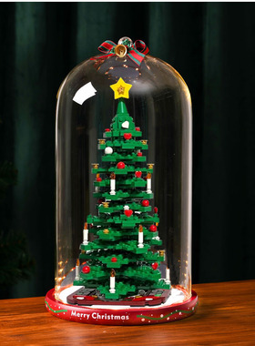 玻璃展示书房礼物圣诞节防尘