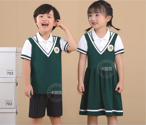 2026年最新款校园服二件套夏季幼儿园六一班服套装