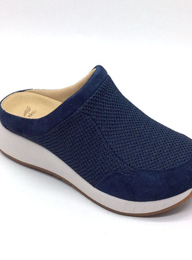 dansko 平底圆头 包头凉拖鞋 深蓝色 40码