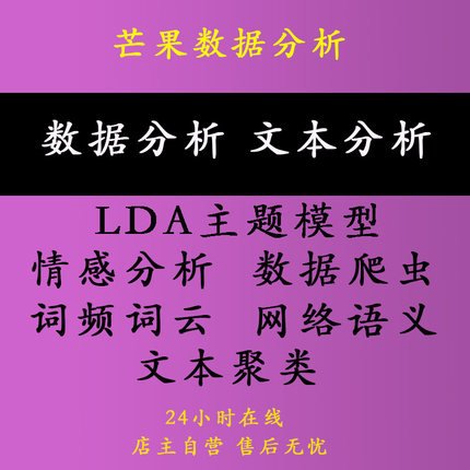 python文本情感分析lda主题模型词云数据语义爬虫网络挖掘tfidf