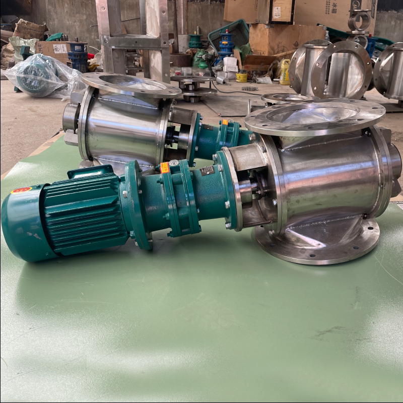 下料器星形卸料器不锈钢叶轮给料机锁气旋转卸灰阀除尘防爆方圆