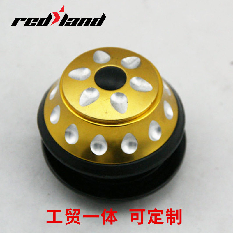 现货供应 高品质内置44mm 黄色自行车内置碗组 滚珠式车头碗组