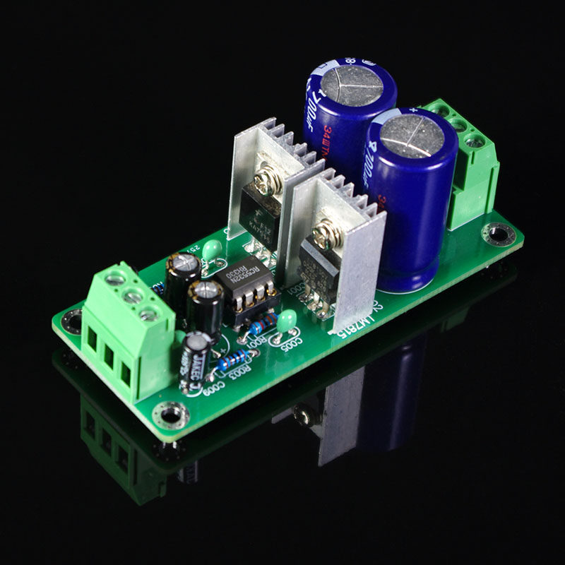 正负双电源 线性伺服电源前级耳放晶体稳压板LM7812 15 LM7912 15