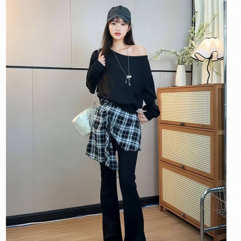 休闲运动套装女2026新款洋气减龄卫衣拼接休闲裤春秋季穿搭一整套,女装/女士精品,时尚套装,淘宝优惠券,粉丝福利购,淘宝优惠卷