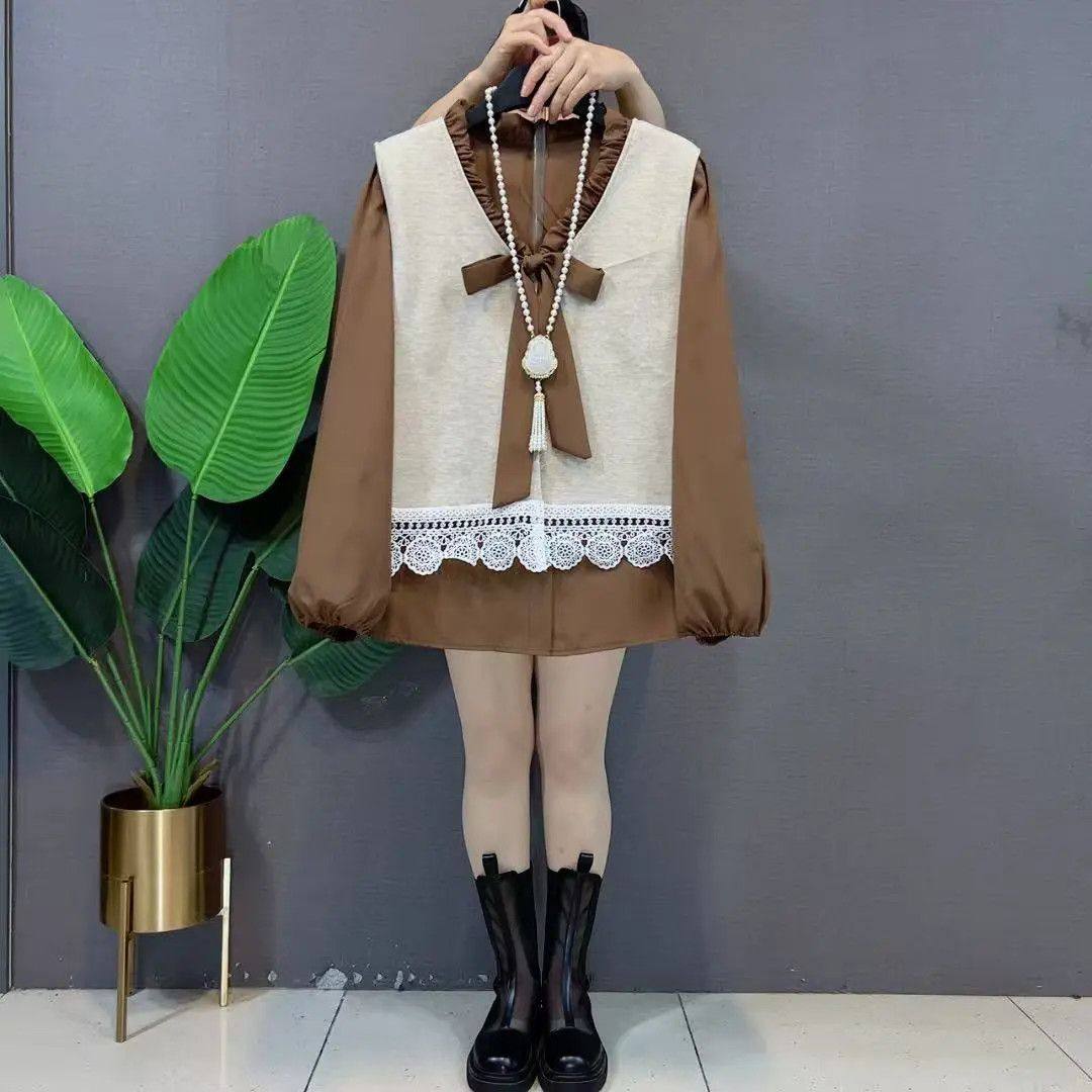 春秋季新款韩版长袖甜美温柔上衣女网红超ins气质蕾丝洋气外套女,女装/女士精品,衬衫,淘宝优惠券,粉丝福利购,淘宝优惠卷