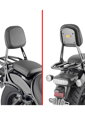 GIVI适用本田CM1100护杠CMX1100后靠背保险杠黑色防摔保护杠21-22