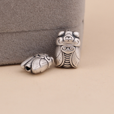 紫蝉999足银一鸣惊人DIY隔珠金蝉