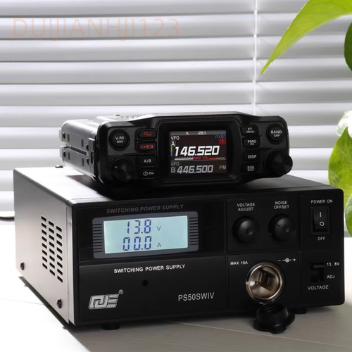 求精4代 PS50SWIV车载短波电台直流通讯开关13.8V 50A点烟器电源