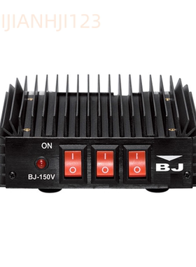 BJ-150V迷你大功率全模式功放CB放大器开关电源SSB单边功率器黑色