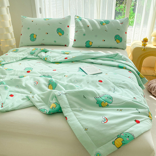 苏香绸夏凉被空调被人造棉儿童幼儿园夏被可机洗棉绸夏季 被子 薄款