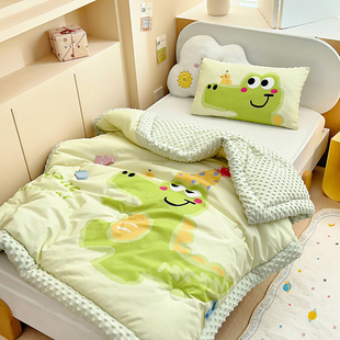 A类儿童被子幼儿园纯棉豆豆被婴儿冬被午睡春秋被芯小盖毯可机洗