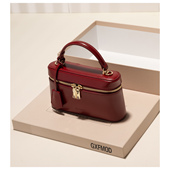 GXFMOD原创设计牛皮盒子包2025高级感时尚 斜挎包新娘包喜庆结婚包