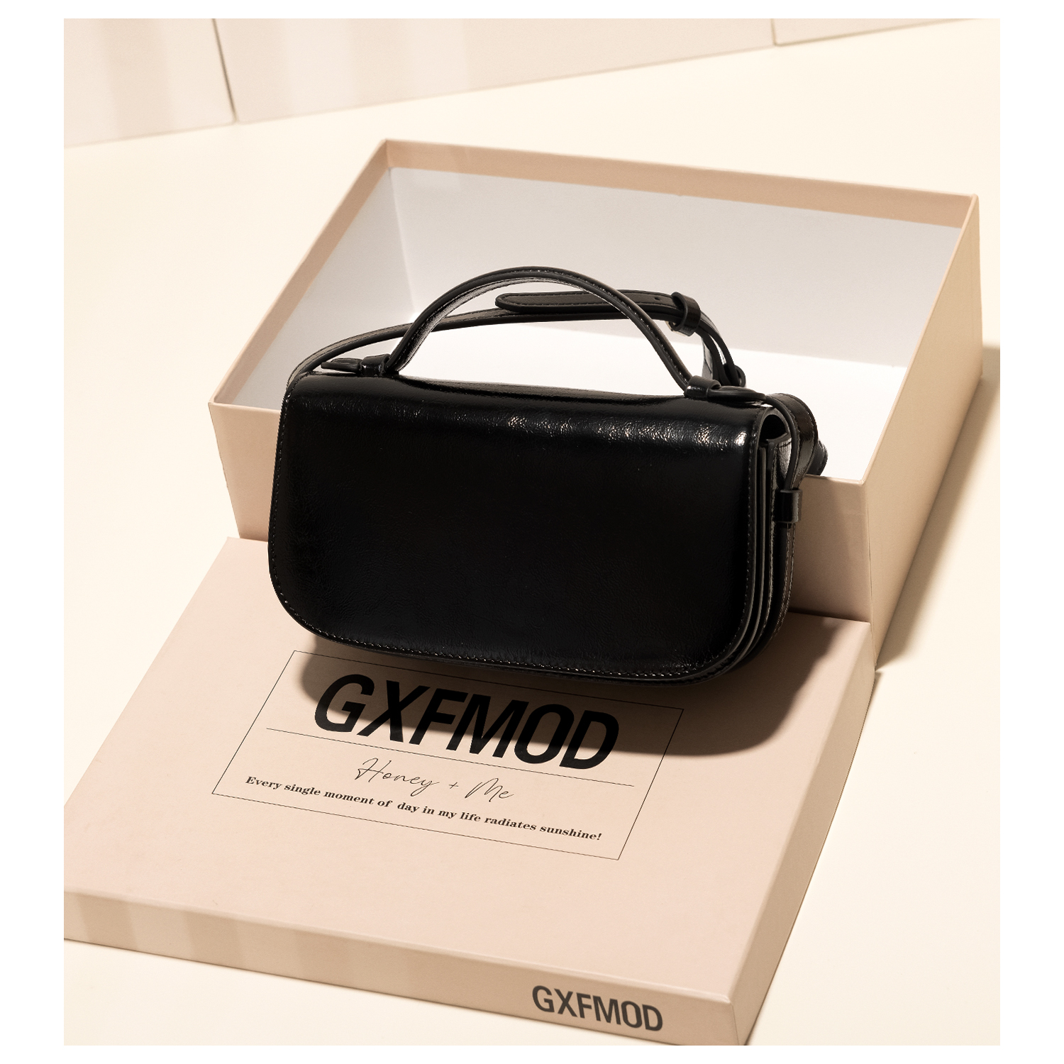 GXFMOD法式牛皮女包包时尚手提包